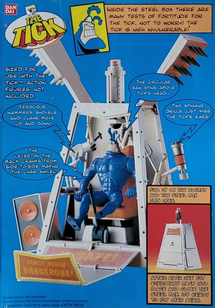 The Tick The Steel Box - Ban Dai (The Tick) action figure collectible [Barcode 045557026455] - Main Image 2