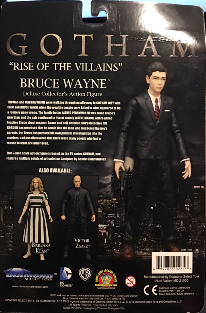 Bruce Wayne - DC (Gotham Series) - Diamond Select Toys (DC) action figure collectible [Barcode 699788202616] - Main Image 2