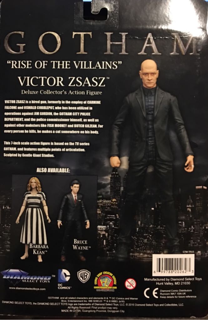 Victor Zsasz - Diamond Select Toys (Gotham: Rise Of The Villains) action figure collectible [Barcode 699788202623] - Main Image 2