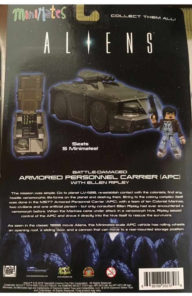 Aliens APC With Ripley - Art Asylum (Movies) action figure collectible [Barcode 699788202708] - Main Image 2