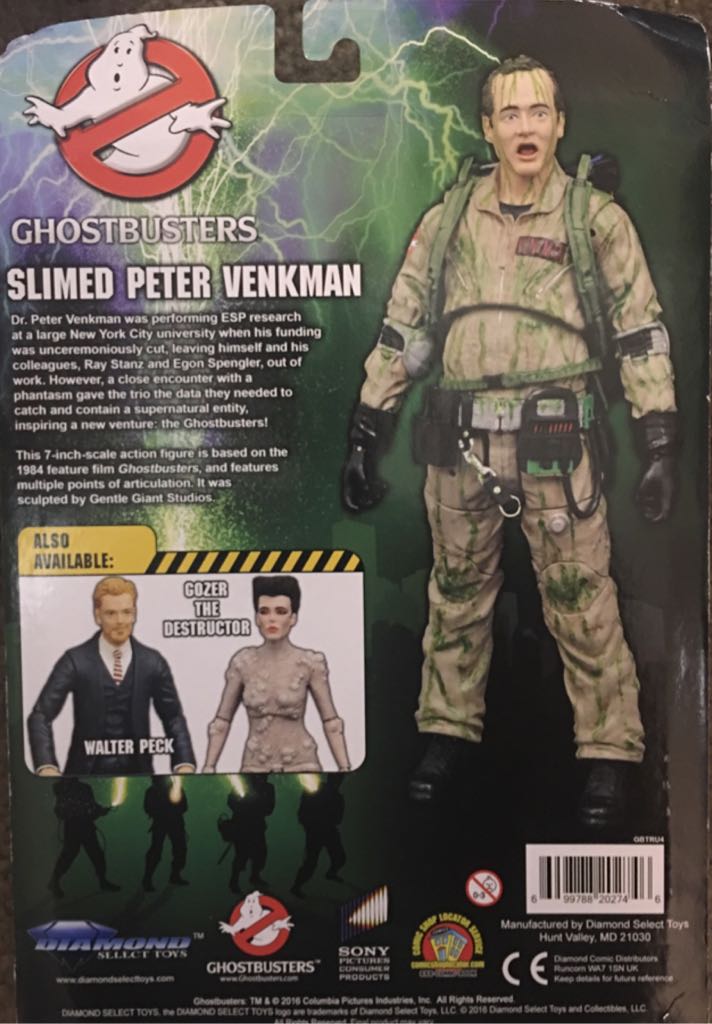 Slimed Peter Venkman - Diamond Select Toys (Ghostbusters: Diamond Select) action figure collectible [Barcode 699788202746] - Main Image 2
