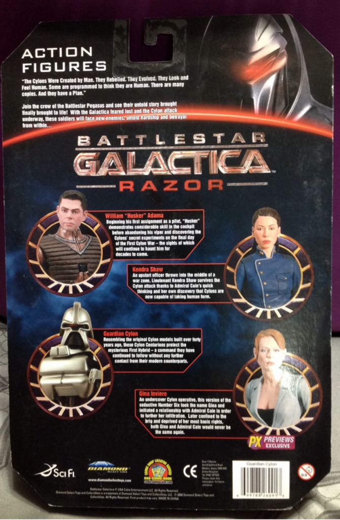 Battlestar Galactica Guardian Cylon - Diamond Select (Battlestar Galactica) action figure collectible [Barcode 699788260913] - Main Image 2
