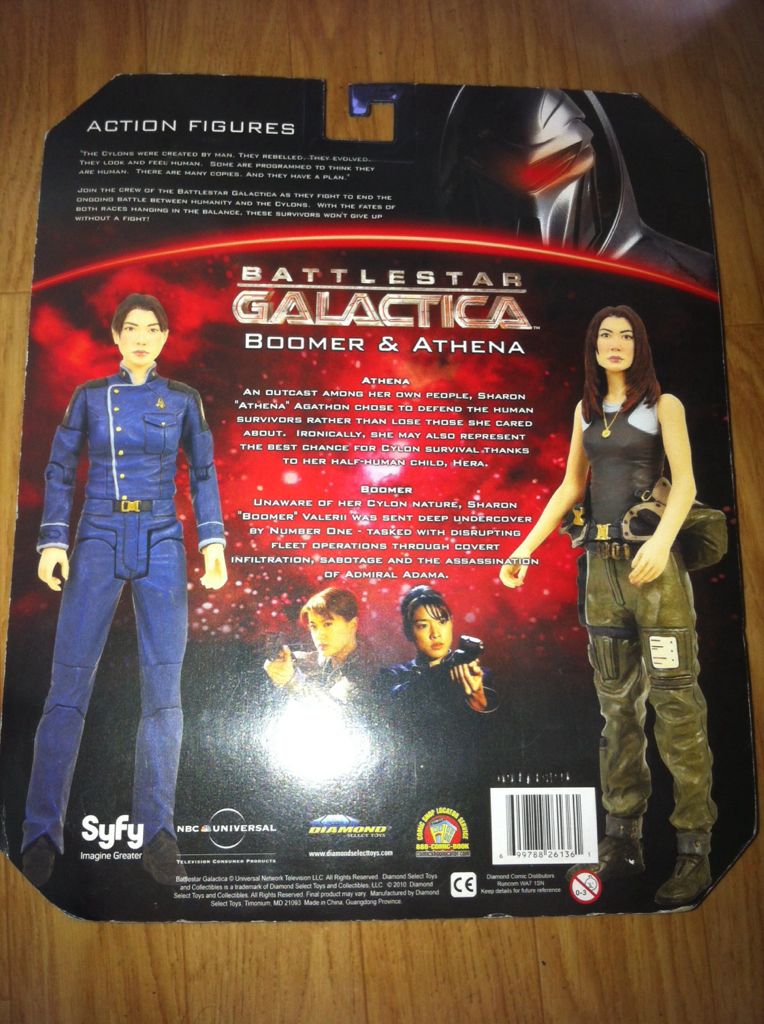 Boomer & Athena - Diamond Select Toys (Battlestar Galactica) action figure collectible [Barcode 699788261361] - Main Image 2