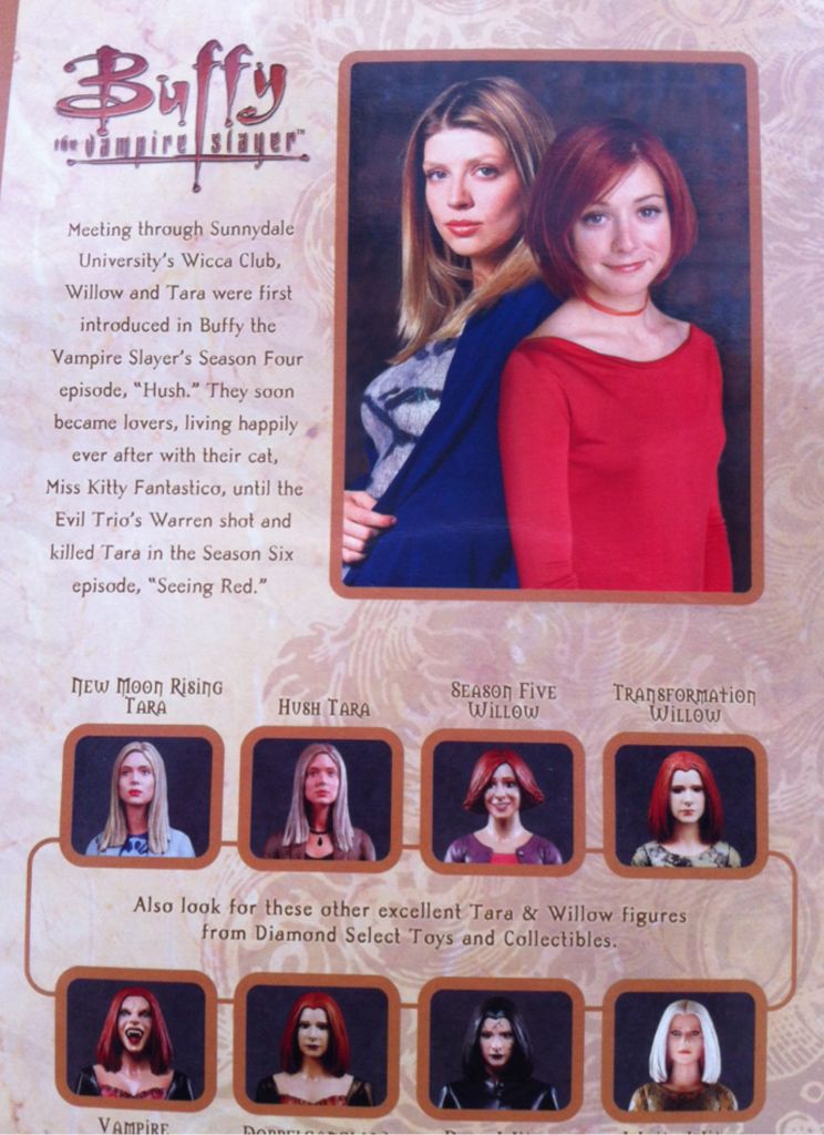 Willow & Tara - Buffy The Vampire Slayer - Diamond Select (Buffy) (Buffy The Vampire Slayer) action figure collectible [Barcode 699788605448] - Main Image 2
