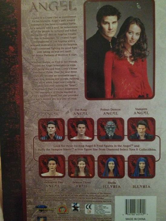 BTVS Angel action figure: Season 5 Angel - Diamond Select (S4 Angel) action figure collectible [Barcode 699788605929] - Main Image 2