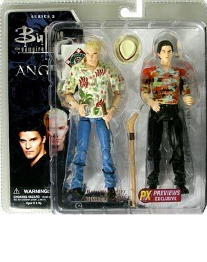 Angel & Spike Hawaiian Shirt - Diamond Select (Angel) (S2 Angel Deluxe) action figure collectible [Barcode 699788606575] - Main Image 1