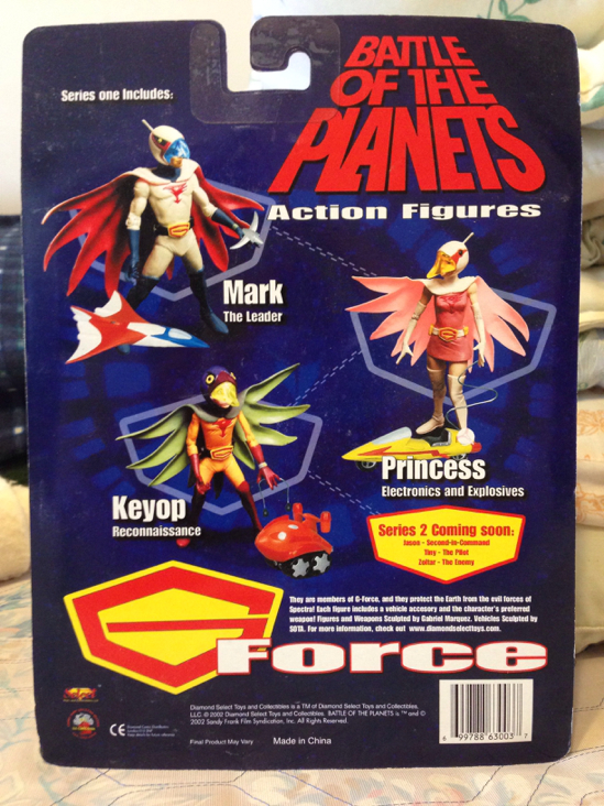 Battle Of The Planets Keyop - Diamond Select Toys (GForce - Battle Of The Planets) action figure collectible [Barcode 699788630037] - Main Image 2