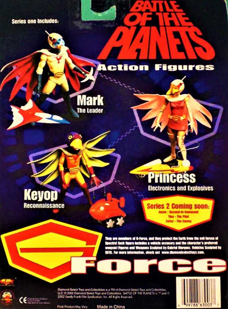 Battle Of The Planets Keyop - Diamond Select Toys (GForce - Battle Of The Planets) action figure collectible [Barcode 699788630037] - Main Image 3