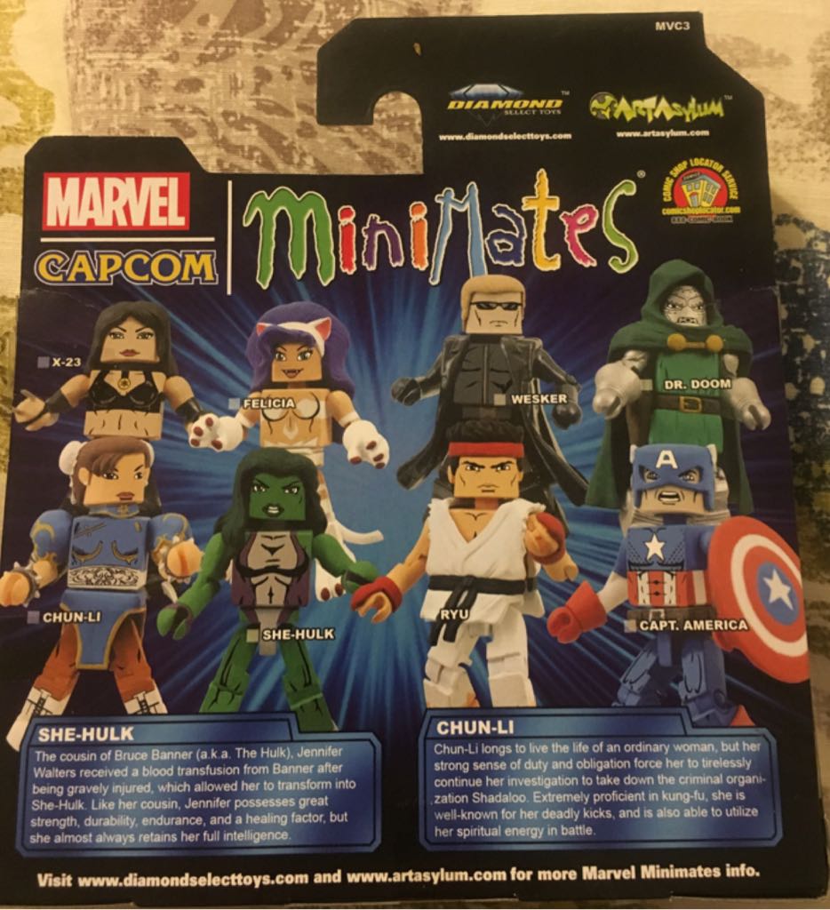 Marvel vs Capcom - Art Asylum (Comic Book) action figure collectible [Barcode 699788700877] - Main Image 2