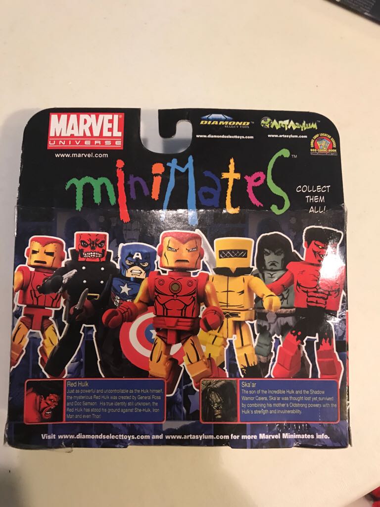 Marvel MiniMates Red Hulk And Skaar - Diamond Select Toys action figure collectible [Barcode 699788719664] - Main Image 2
