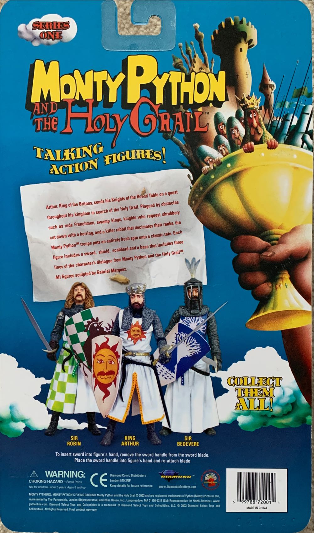 Monty Python And The Holy Grail - King Arthur - Diamond Select Toys (Movies) action figure collectible [Barcode 699788720011] - Main Image 3