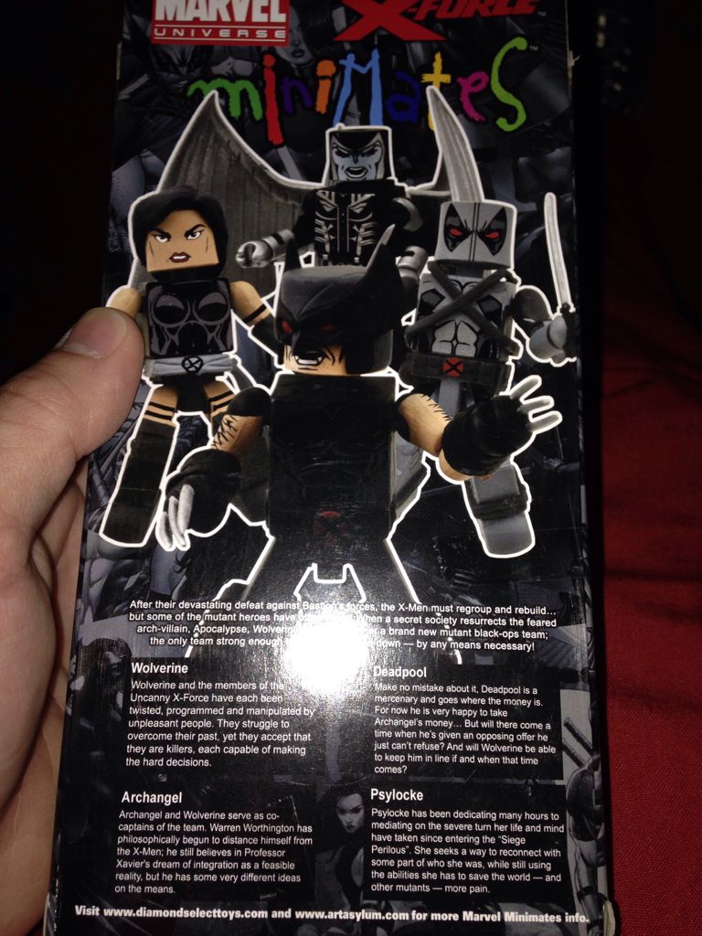 Uncanny X-Force (4 Pack) - Diamond Select Toys (Marvel Minimates) action figure collectible [Barcode 699788721124] - Main Image 2