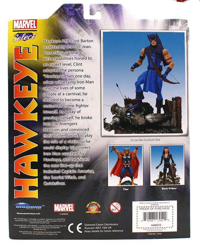 Hawkeye - Diamond Select Toys (Marvel Select) action figure collectible [Barcode 699788721261] - Main Image 3