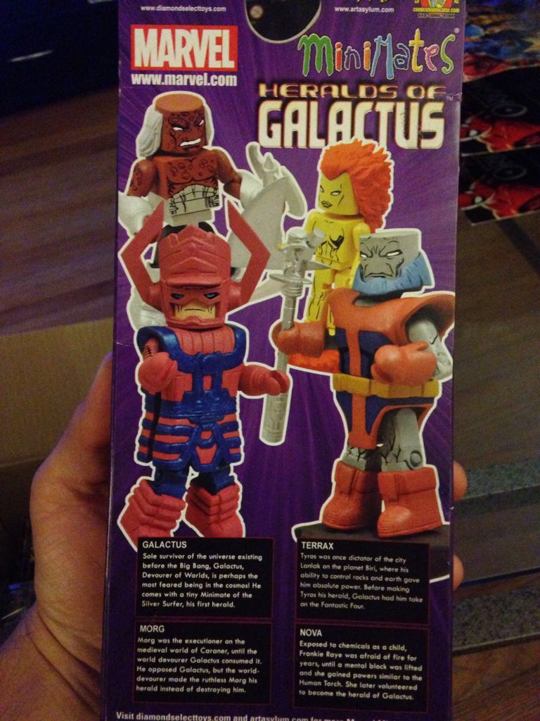 MiniMates: Heralds Of Galactus - Diamond Select Toys (Marvel Minimates) action figure collectible [Barcode 699788722039] - Main Image 2