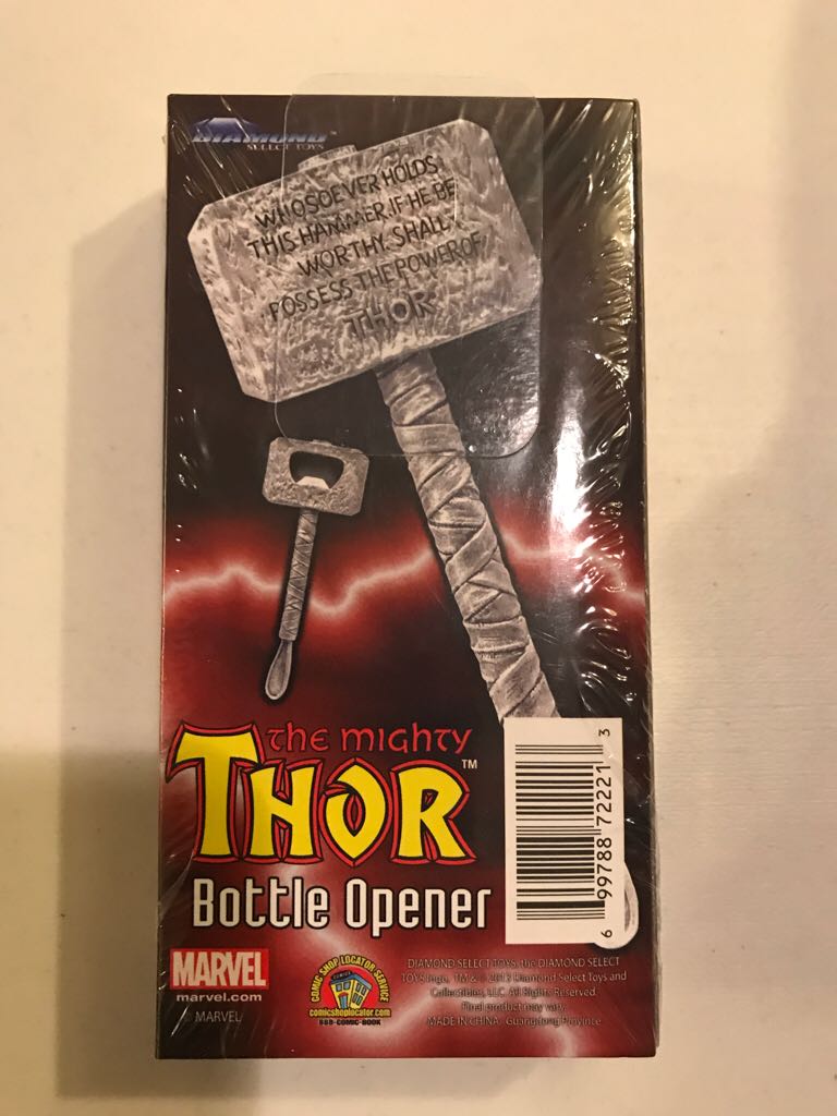 Thor Bottle Opener Mjolnir  action figure collectible [Barcode 699788722213] - Main Image 2