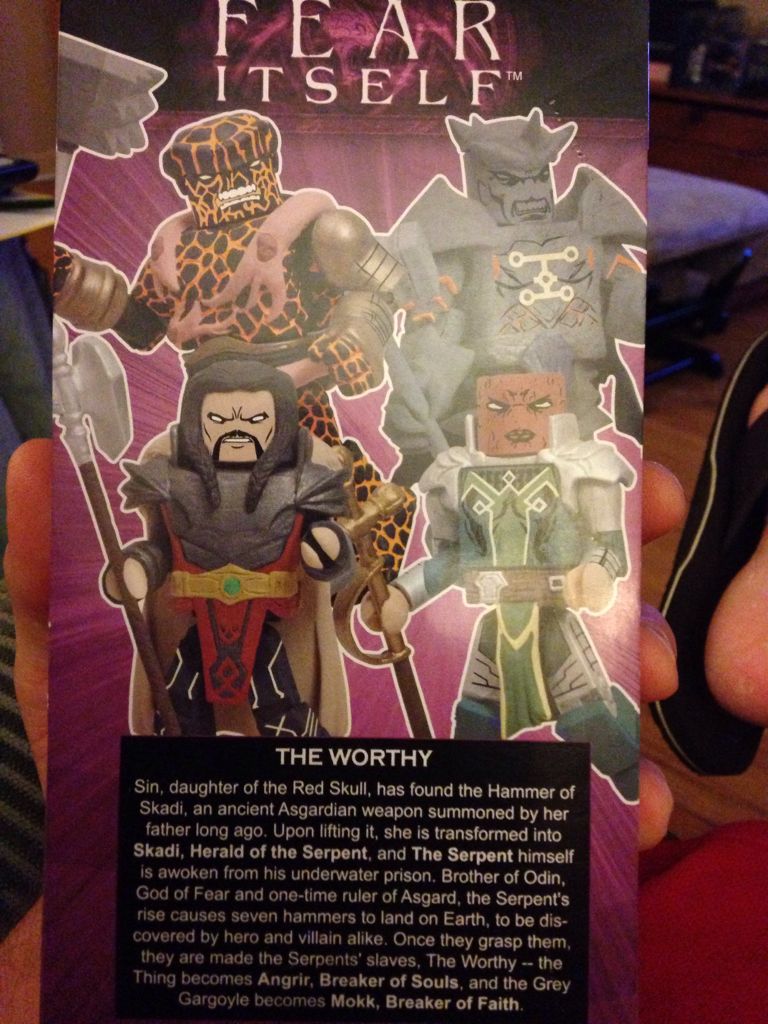 Fear Itself: The Worthy Minimates - Diamond Select Toys (MiniMates) action figure collectible [Barcode 699788722626] - Main Image 2