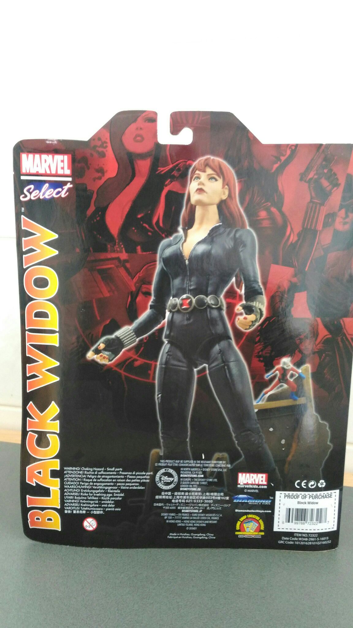 Black Widow - Marvel Select action figure collectible [Barcode 699788723227] - Main Image 2