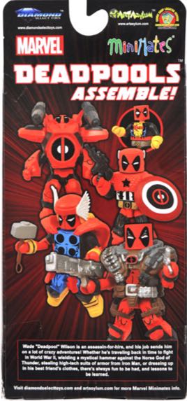 Marvel, Mini-Mates Deadpools Assemble! - Diamond Select Toys action figure collectible [Barcode 699788723814] - Main Image 2