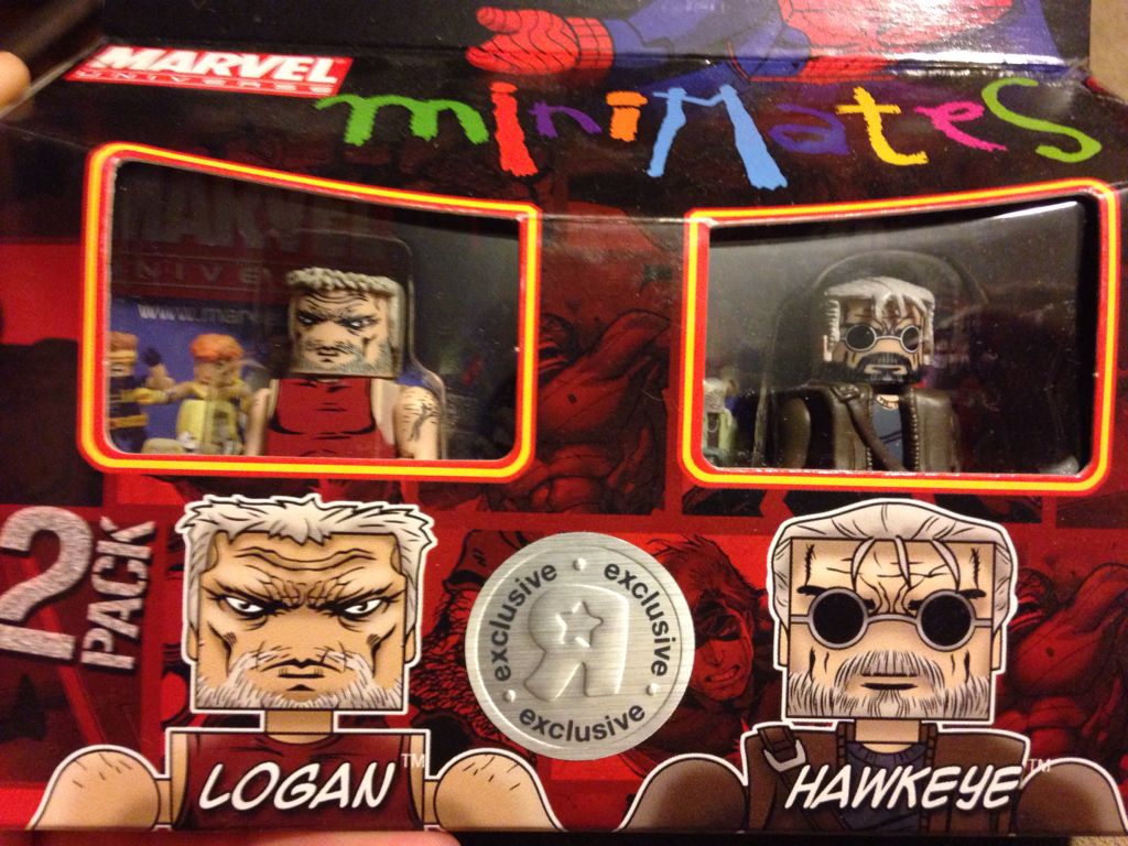 Old Man Logan / Hawkeye - Diamond Select Toys (Marvel Minimates) action figure collectible [Barcode 699788727256] - Main Image 1