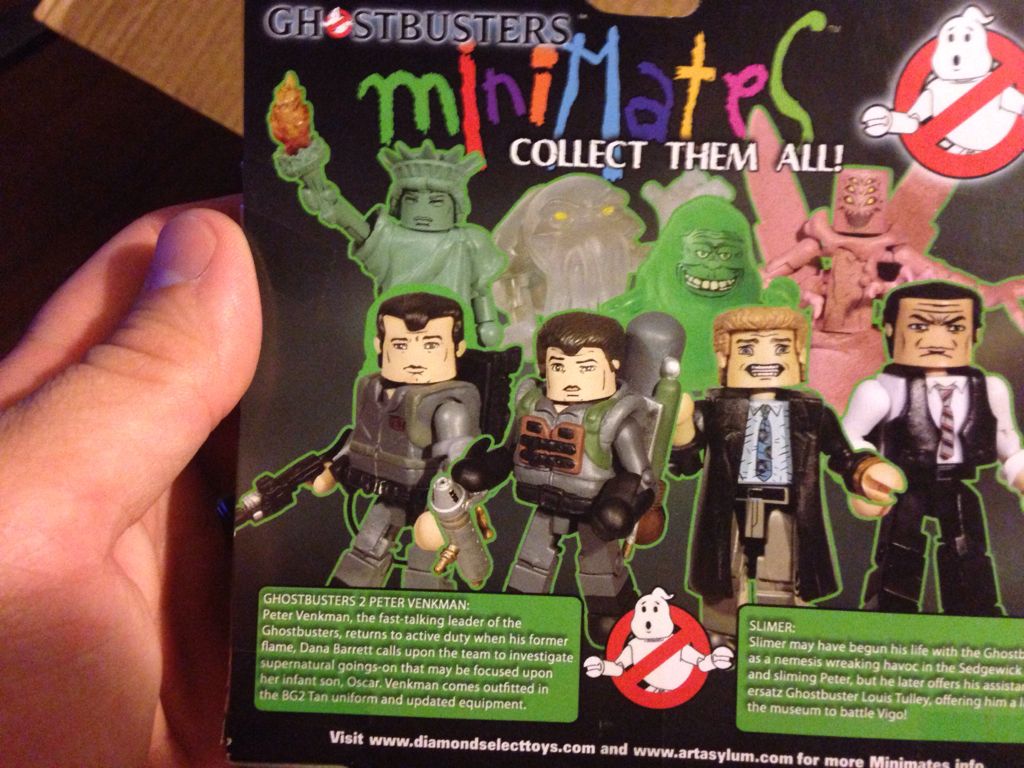 Ghostbusters 2 Peter / Slimer - Diamond Select Toys (Ghostbusters Minimates) action figure collectible [Barcode 699788728505] - Main Image 2