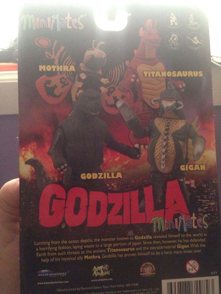 Godzilla Minimates Series 1  - Minimates action figure collectible [Barcode 699788729823] - Main Image 2