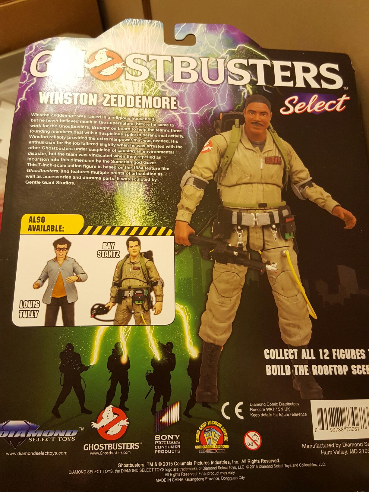 Winston Zeddemore - Ghostbusters (Ghostbuster) action figure collectible [Barcode 699788730676] - Main Image 2