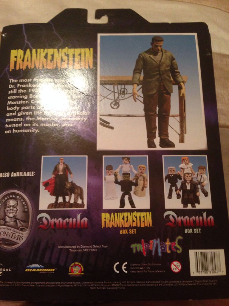 Frankenstein - Diamond Select Toys (Universal Monsters) action figure collectible [Barcode 699788810477] - Main Image 2