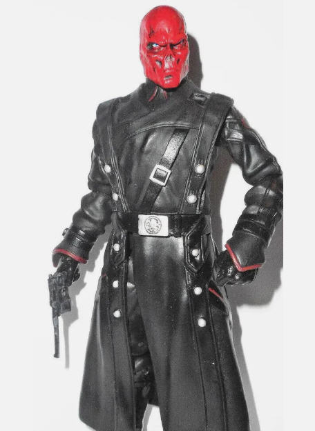 Marvel Avengers: Captain America: Red Skull Villian figure with Base - Diamond Select Toys (Marvel Super Villians) action figure collectible [Barcode 699788810866] - Main Image 4