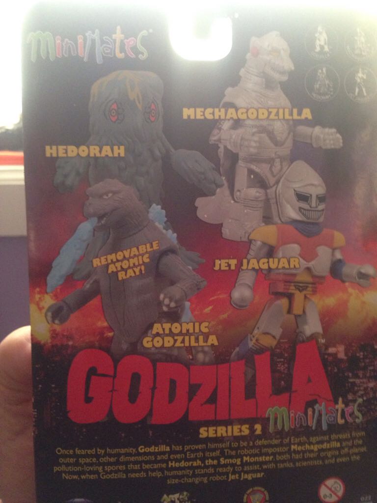 Godzilla Minimates Series 2  - Minimates action figure collectible [Barcode 699788812488] - Main Image 2