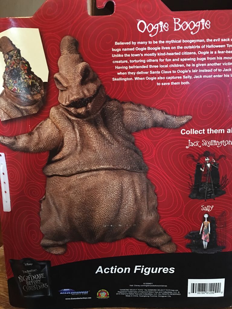 Oogie Boogie - Diamond Select Toys (The Nightmare Before Christmas) action figure collectible [Barcode 699788812990] - Main Image 2