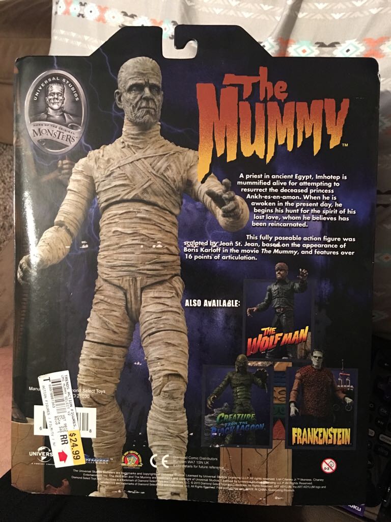 The Mummy - Diamond Select Toys (Universal Monsters) action figure collectible [Barcode 699788813638] - Main Image 2