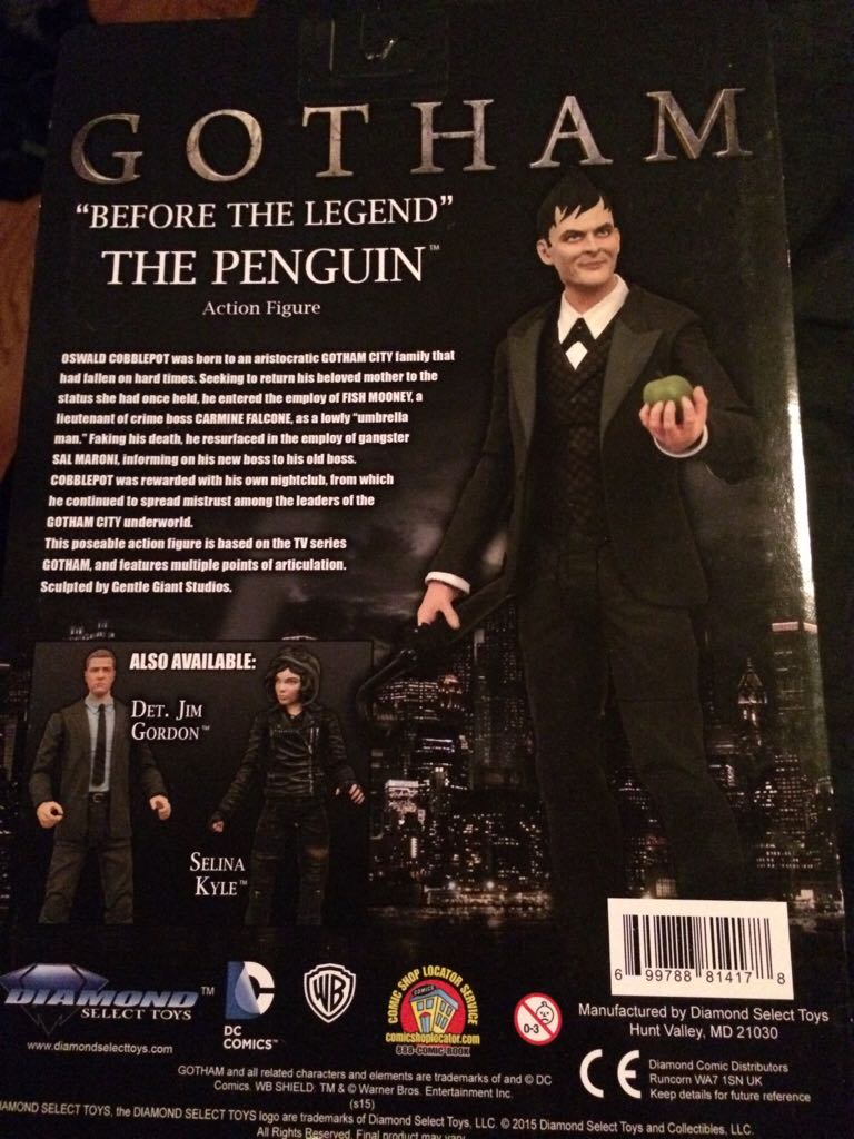 The Penguin  - Diamond Select (Gotham Before The Legend) action figure collectible [Barcode 699788814178] - Main Image 2