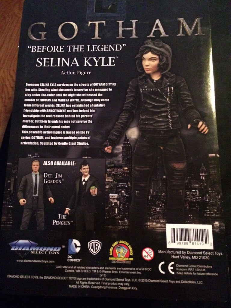 Selina Kyle  - Diamond Select (Gotham Before The Legend) action figure collectible [Barcode 699788814192] - Main Image 2
