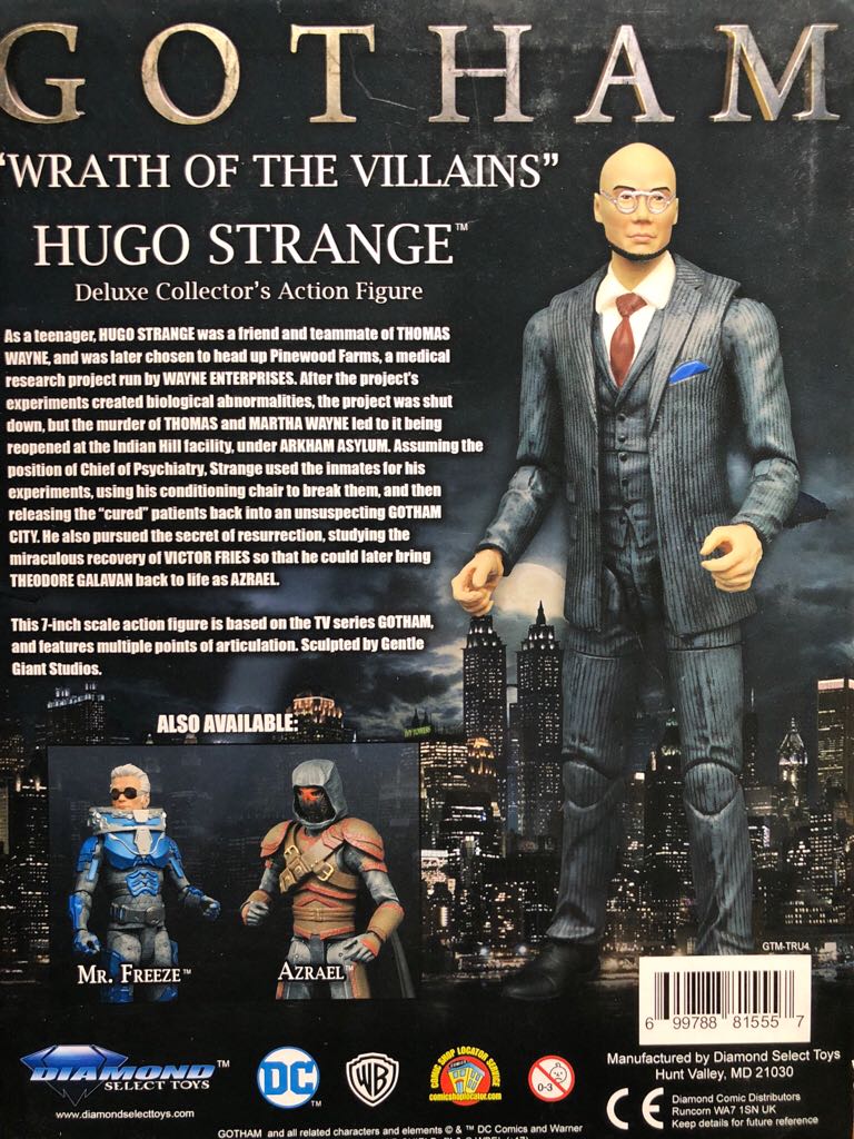 Hugo Strange - Diamond Select Toys (Gotham: Wrath Of The Villains) action figure collectible [Barcode 699788815557] - Main Image 2