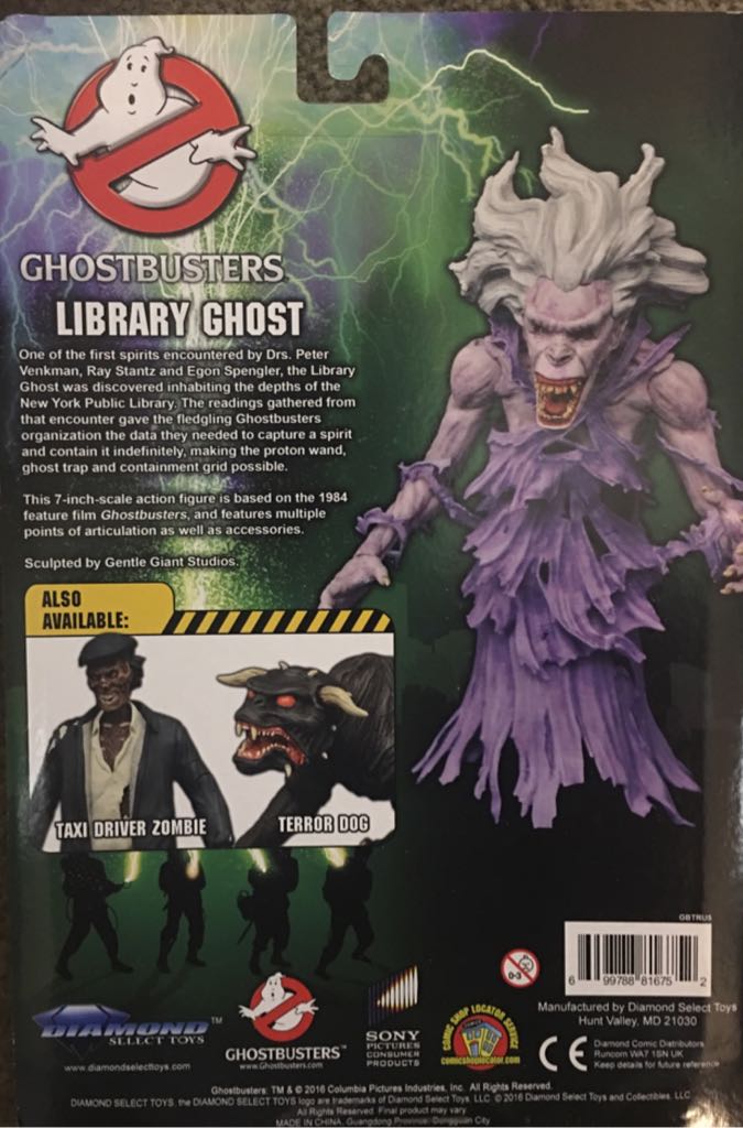 Library Ghost - Diamond Select Toys (Ghostbusters: Diamond Select) action figure collectible [Barcode 699788816752] - Main Image 2