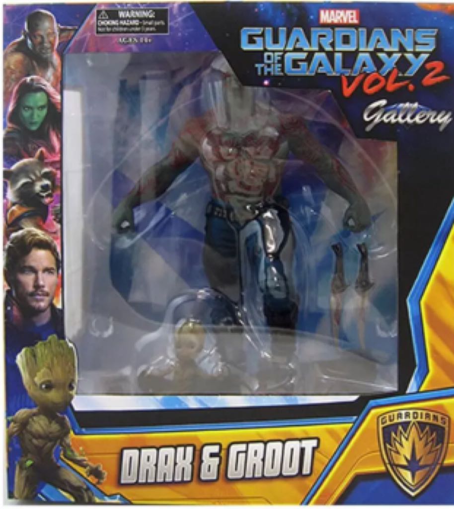 Guardians Of The Galaxy: Drax & Groot Guardians of the Galaxy Diamond Select - Diamond Select (Superhereos) action figure collectible [Barcode 699788823828] - Main Image 2