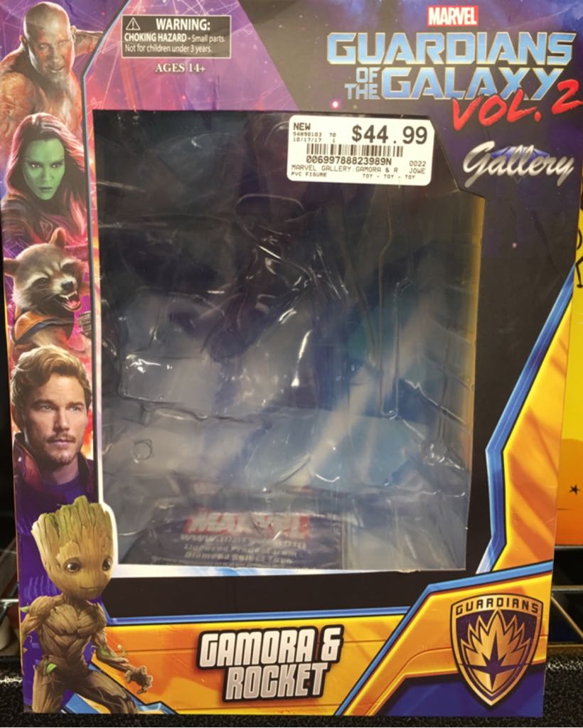Diamond Select - Marvel - GAMORA & ROCKET - Guardians of the Galaxy - Diamond Select Toys & Collectibles (Marvel Gallery) action figure collectible [Barcode 699788823989] - Main Image 2