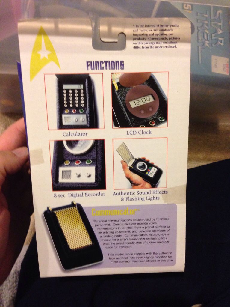 Star Trek Communicator - Ipitoys action figure collectible [Barcode 704942000035] - Main Image 2