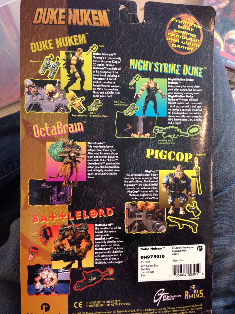 Duke Nukem - Duke Nukem - Resaurus action figure collectible [Barcode 705804003010] - Main Image 2