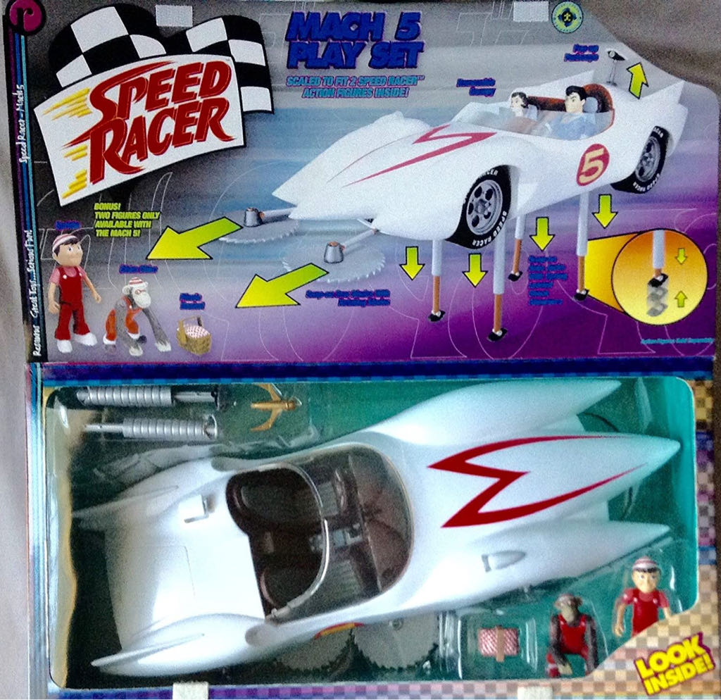 Speed Racer Mach 5 Play Set - Resaurus (Speed Racer) action figure collectible [Barcode 705804013071] - Main Image 2