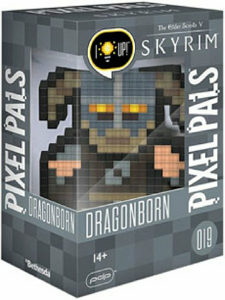 Pixel Pals - 019 Dragonborn - Performance Designed Products Inc. (PDP) (Elder Scrolls Skyrim) action figure collectible [Barcode 708056061432] - Main Image 1