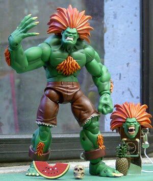 Street Fighter 15th Anniversary, Round 2: Blanka (Player 1) - SOTA Toys (Street Fighter) action figure collectible [Barcode 711730965810] - Main Image 2