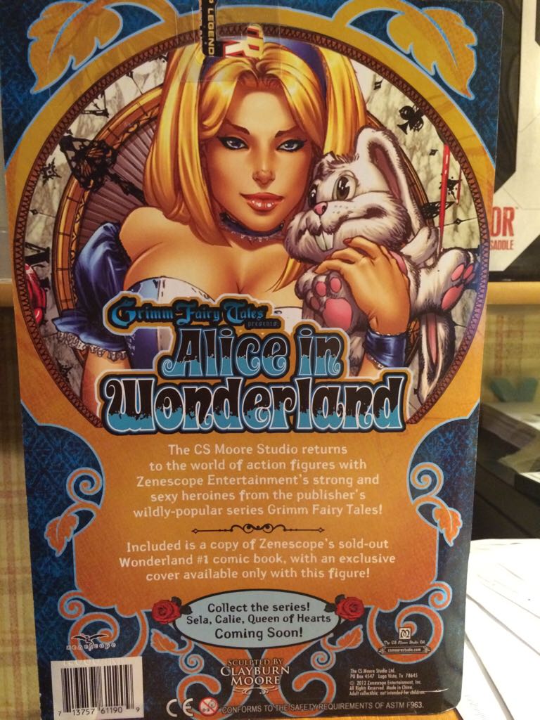 Alice In Wonderland - Clayburn Moore Creations action figure collectible [Barcode 713757611909] - Main Image 2