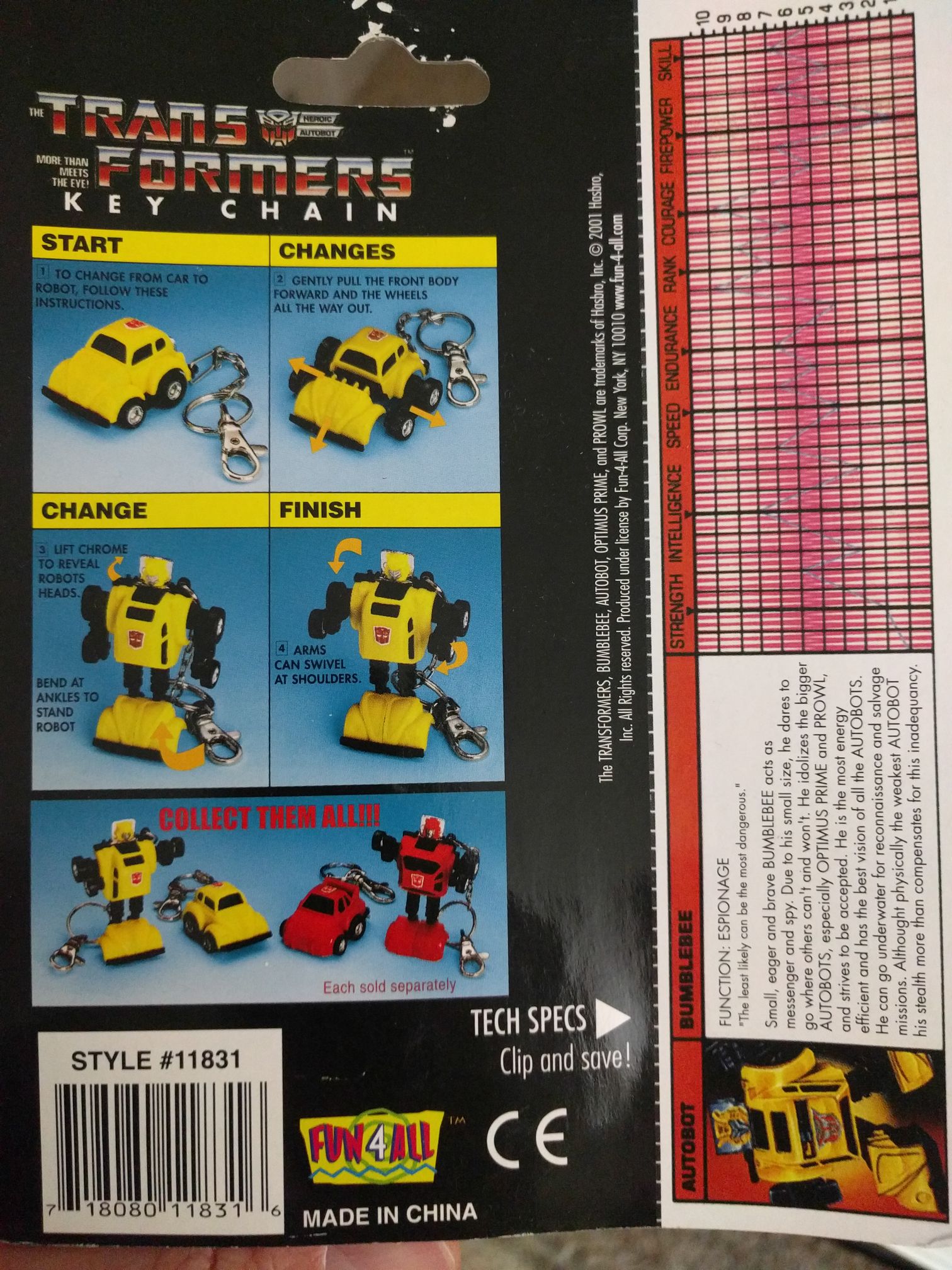 Transformers Bumblebee - Hasbro (The Transformers) action figure collectible [Barcode 718080118316] - Main Image 2