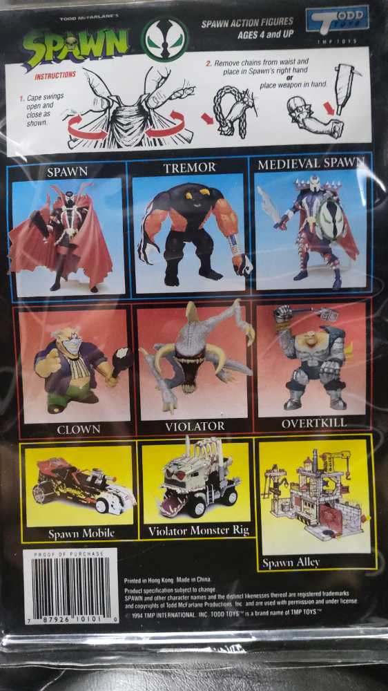 Spawn: Worm Head Spawn Black - Todd Toys (Regular) action figure collectible [Barcode 721926707070] - Main Image 2