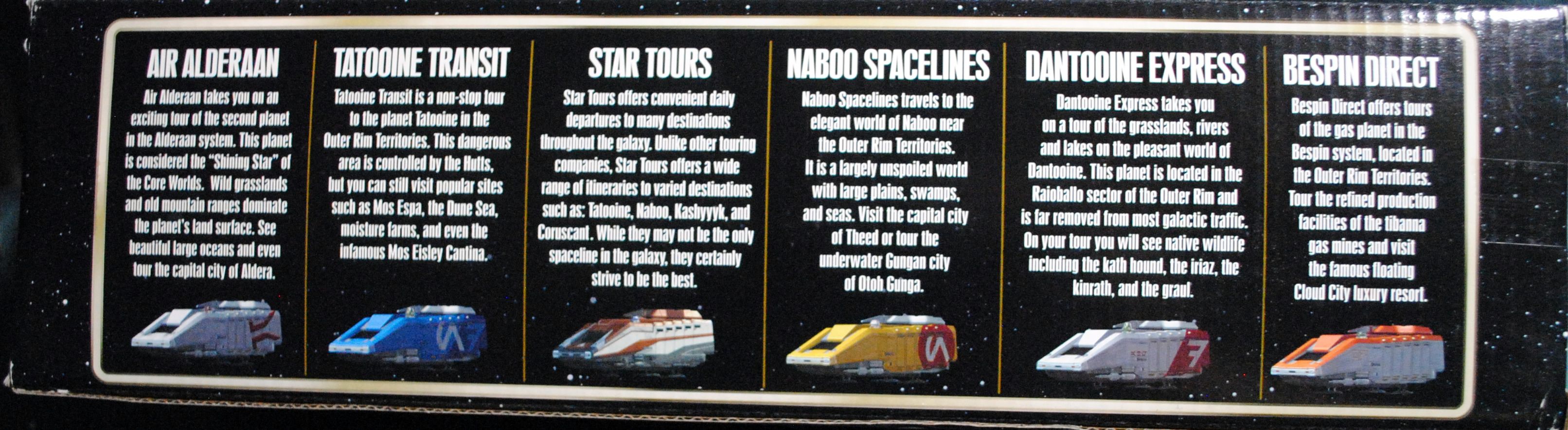 Starspeeder 1000 Spaceliner Collection Star Tours - Disney Parks (Disney Star Tours) action figure collectible [Barcode 724328385778] - Main Image 2