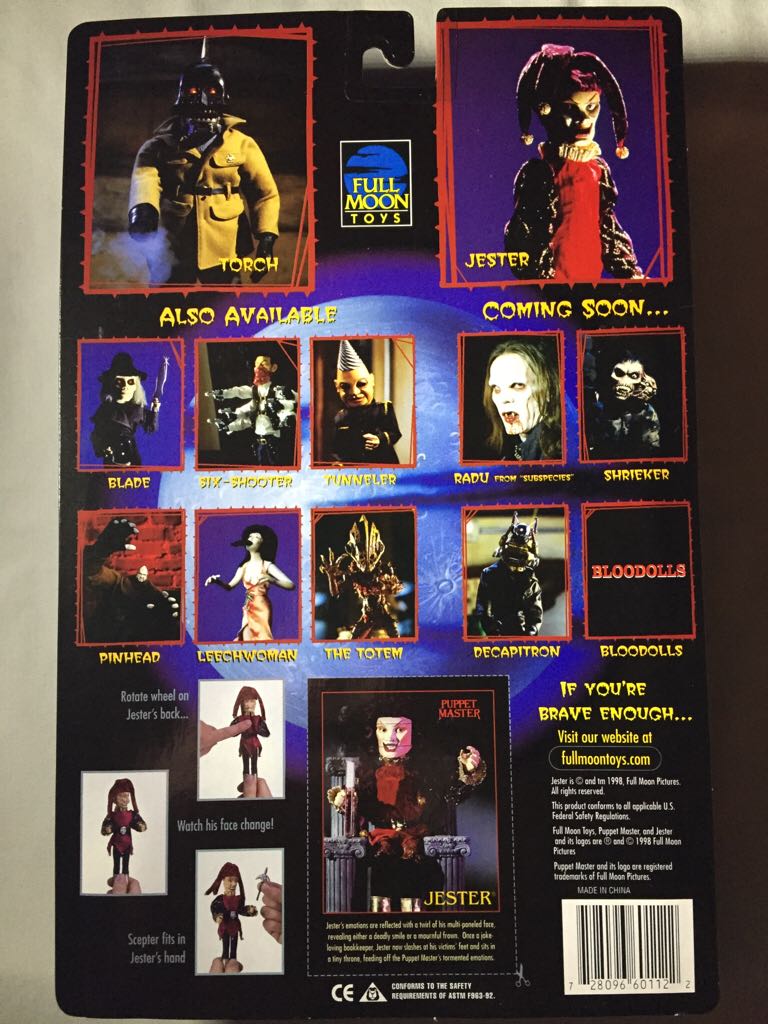 Puppet Master: Jester Previews Exclusive  action figure collectible [Barcode 728096601122] - Main Image 2