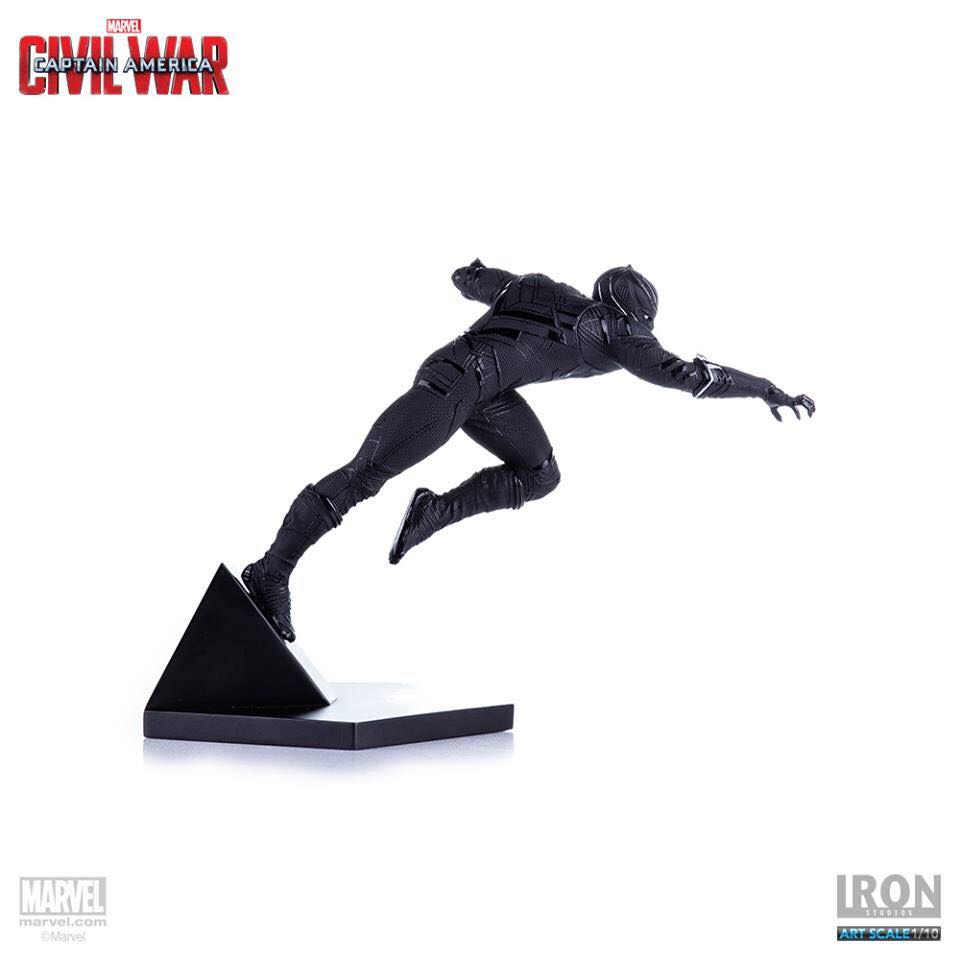 Black Panther Marvel Captain America Civil War Iron Studios - Iron Studios (Exclusive) (Iron Studios Art Scale 1/10.) action figure collectible [Barcode 742832352864] - Main Image 2