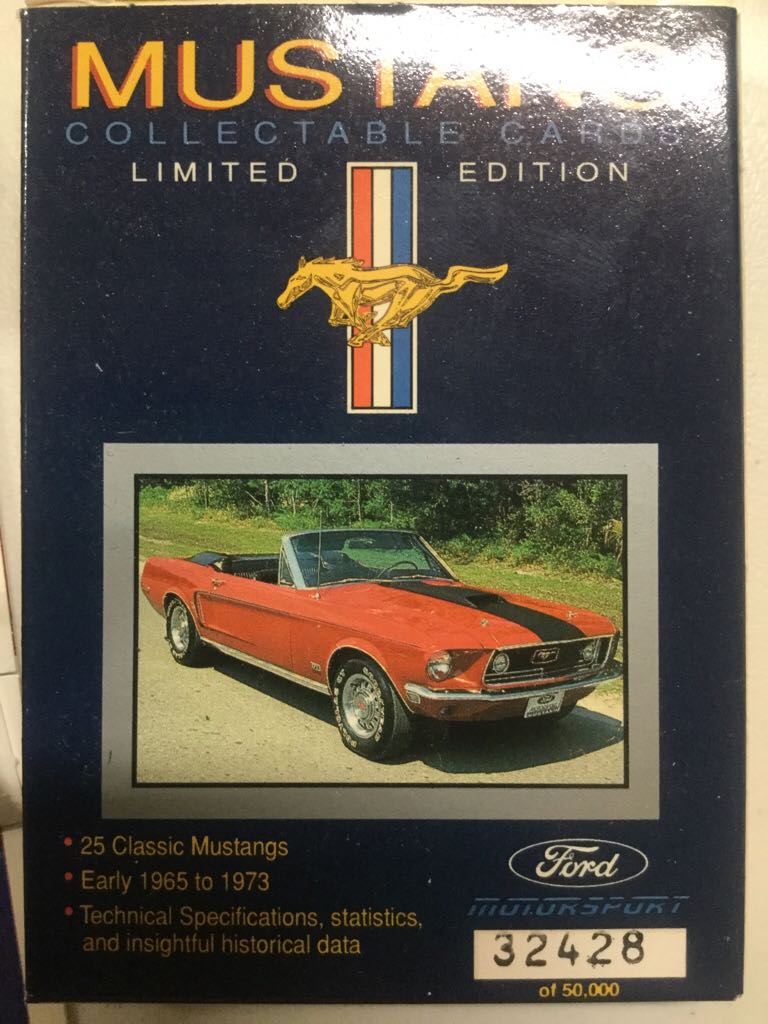 Mustang Collectible Cards  - FPI (Limited Edition) action figure collectible [Barcode 744976196458] - Main Image 1