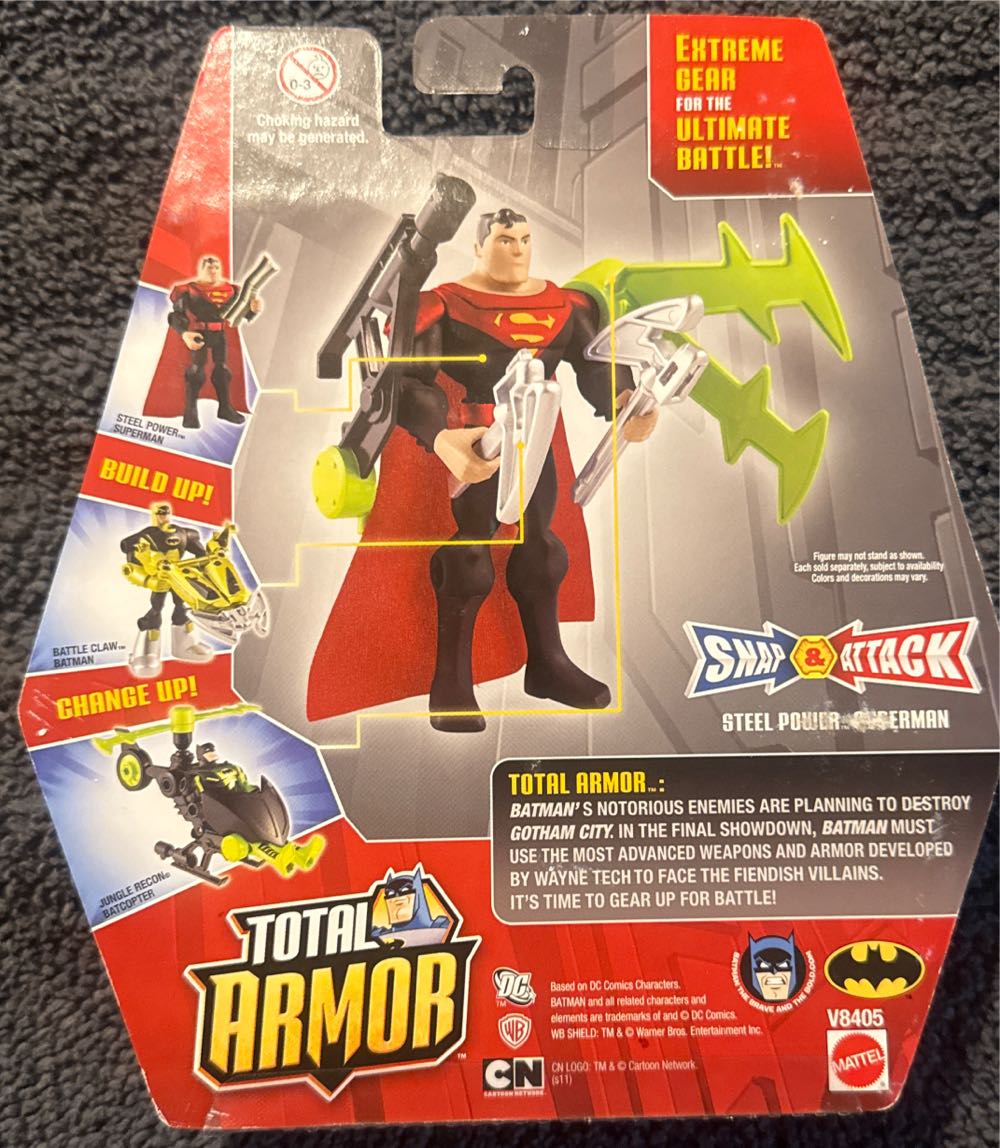 Steel Power Superman  action figure collectible [Barcode 746775008093] - Main Image 2